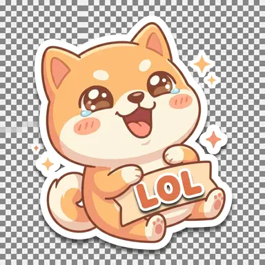 Kawaii Chibi sticker sample