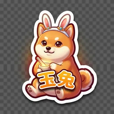 Mid-Autumn Festival sticker sample