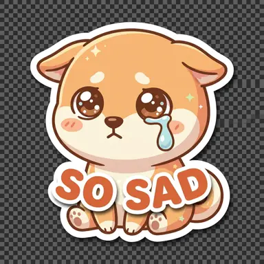 Kawaii Chibi sticker sample